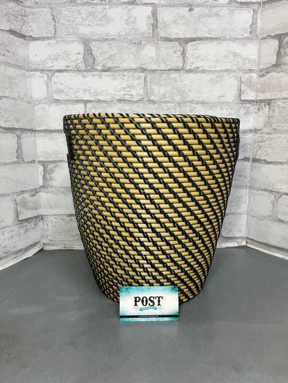 Black and Beige Plant Holder Plant Stand