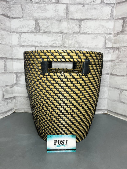 Black and Beige Plant Holder Plant Stand