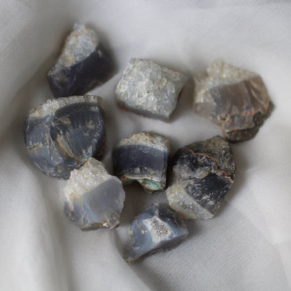 Blue Agate with Quartz from Nova Scotia