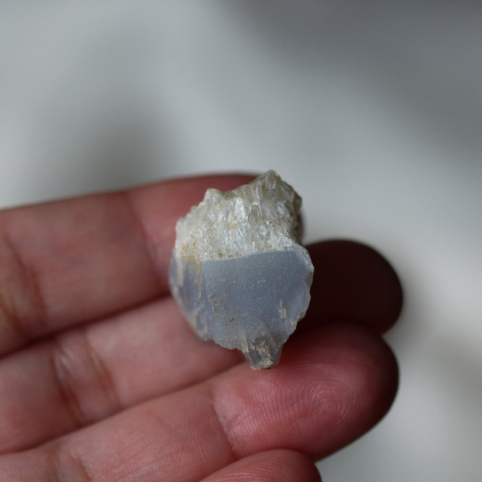 Blue Agate with Quartz from Nova Scotia