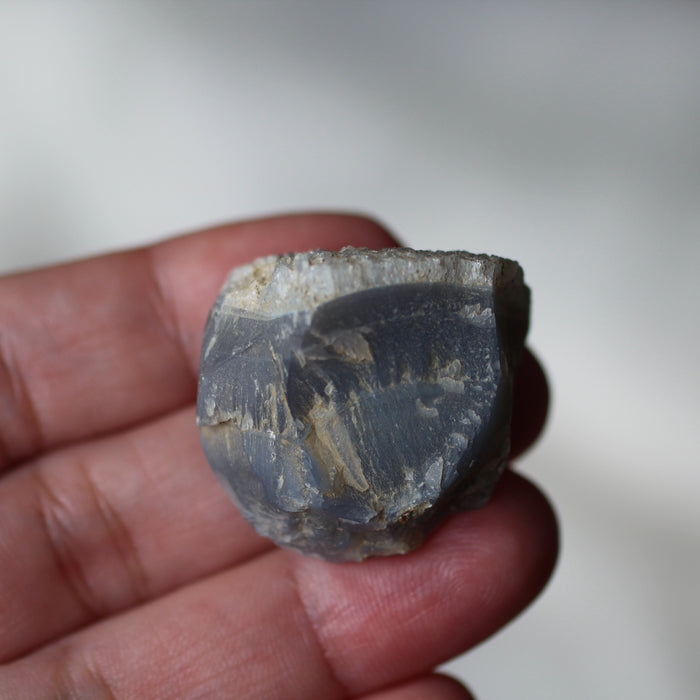 Blue Agate with Quartz from Nova Scotia