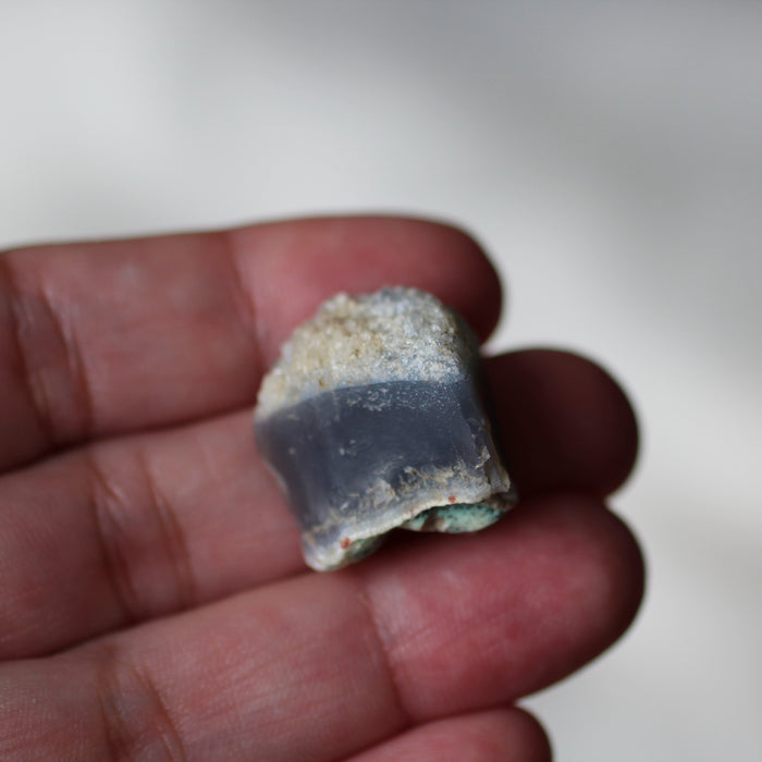 Blue Agate with Quartz from Nova Scotia
