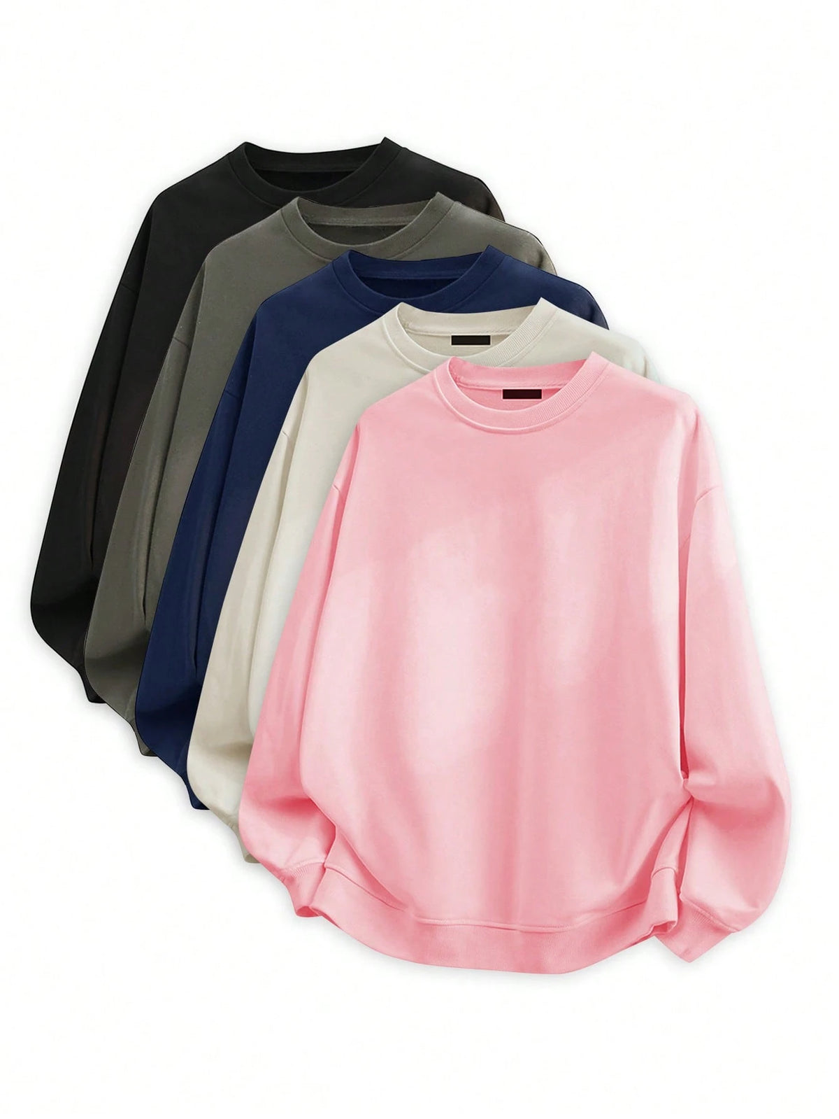 Blueplus Men's Fashionable Long-Sleeved Sweatshirt, Comfortable And Versatile, 1pc Carefully Crafted Street Fashion, The Best Choice For Men In Autumn And Winter