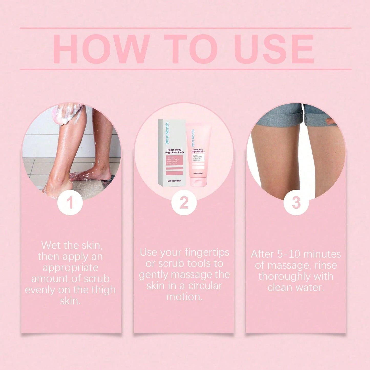 Body Care Scrub, Repair Arm Body Skin Brightening Massage Treatment Scrub