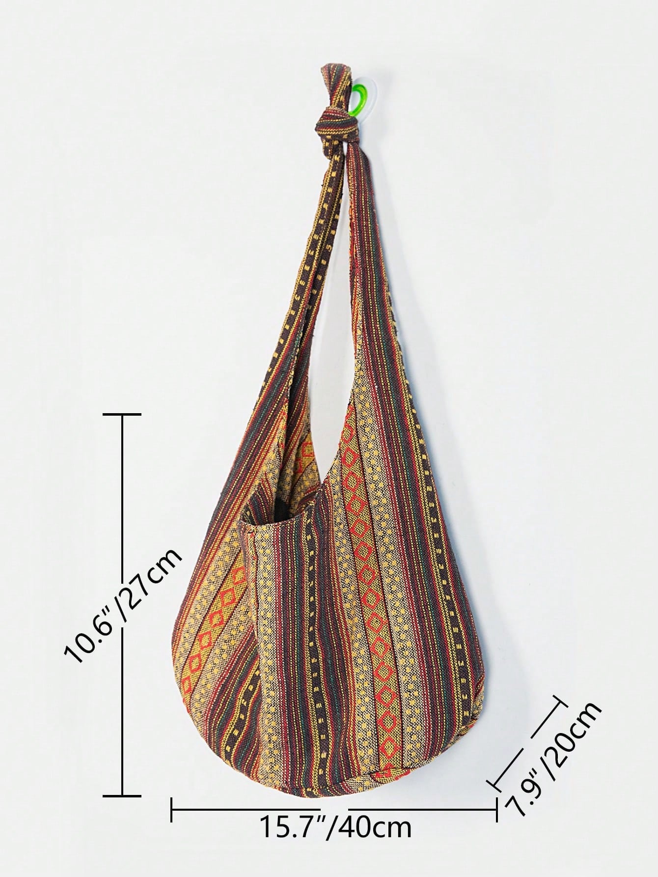 Bohemian Style Portable Bag, Large Travel Bag, Women's Designer Shoulder Bag, Portable Linen Bag, Canvas Crossbody Bag, Bohemian Style Women Clothing