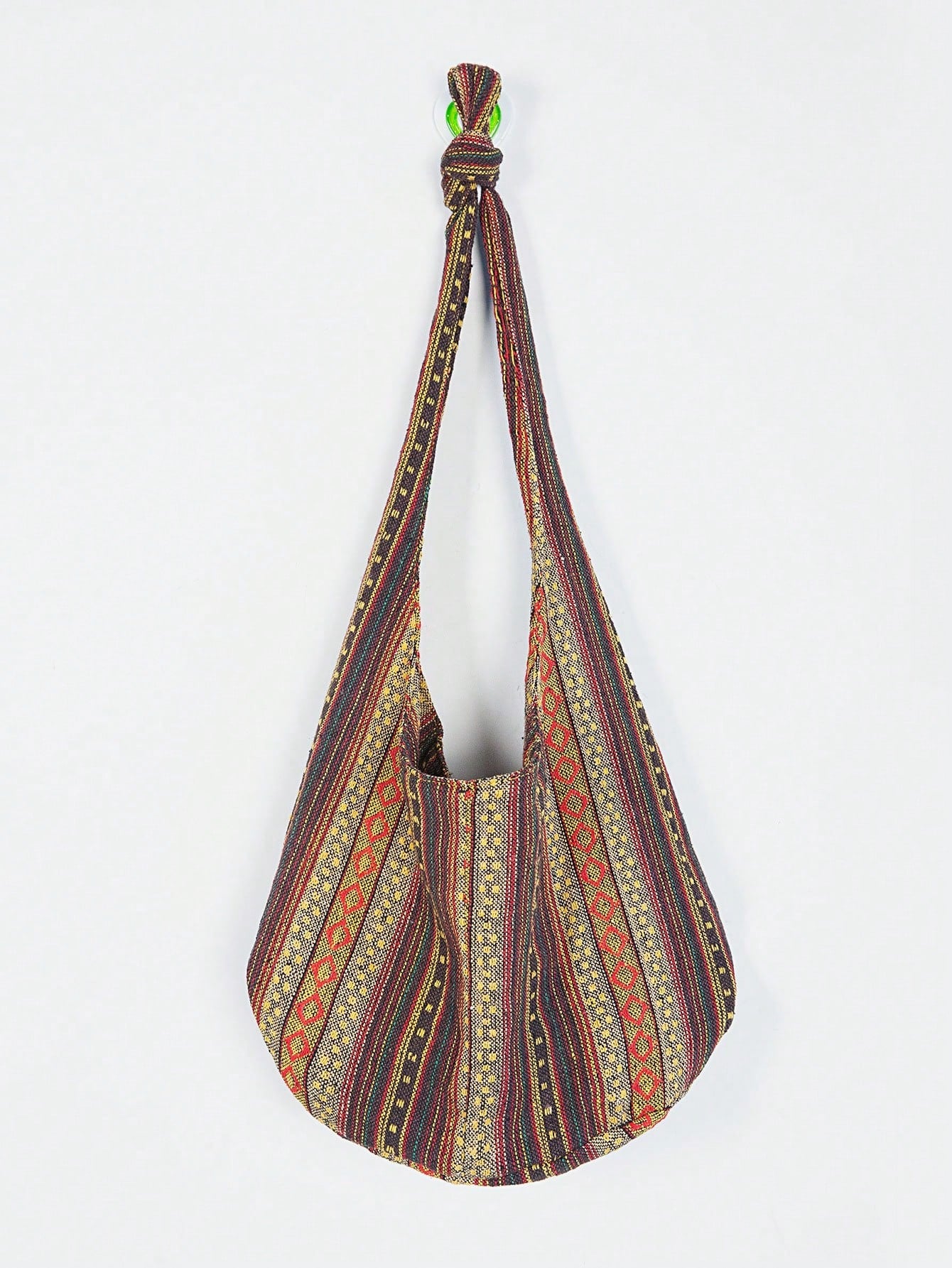 Bohemian Style Portable Bag, Large Travel Bag, Women's Designer Shoulder Bag, Portable Linen Bag, Canvas Crossbody Bag, Bohemian Style Women Clothing