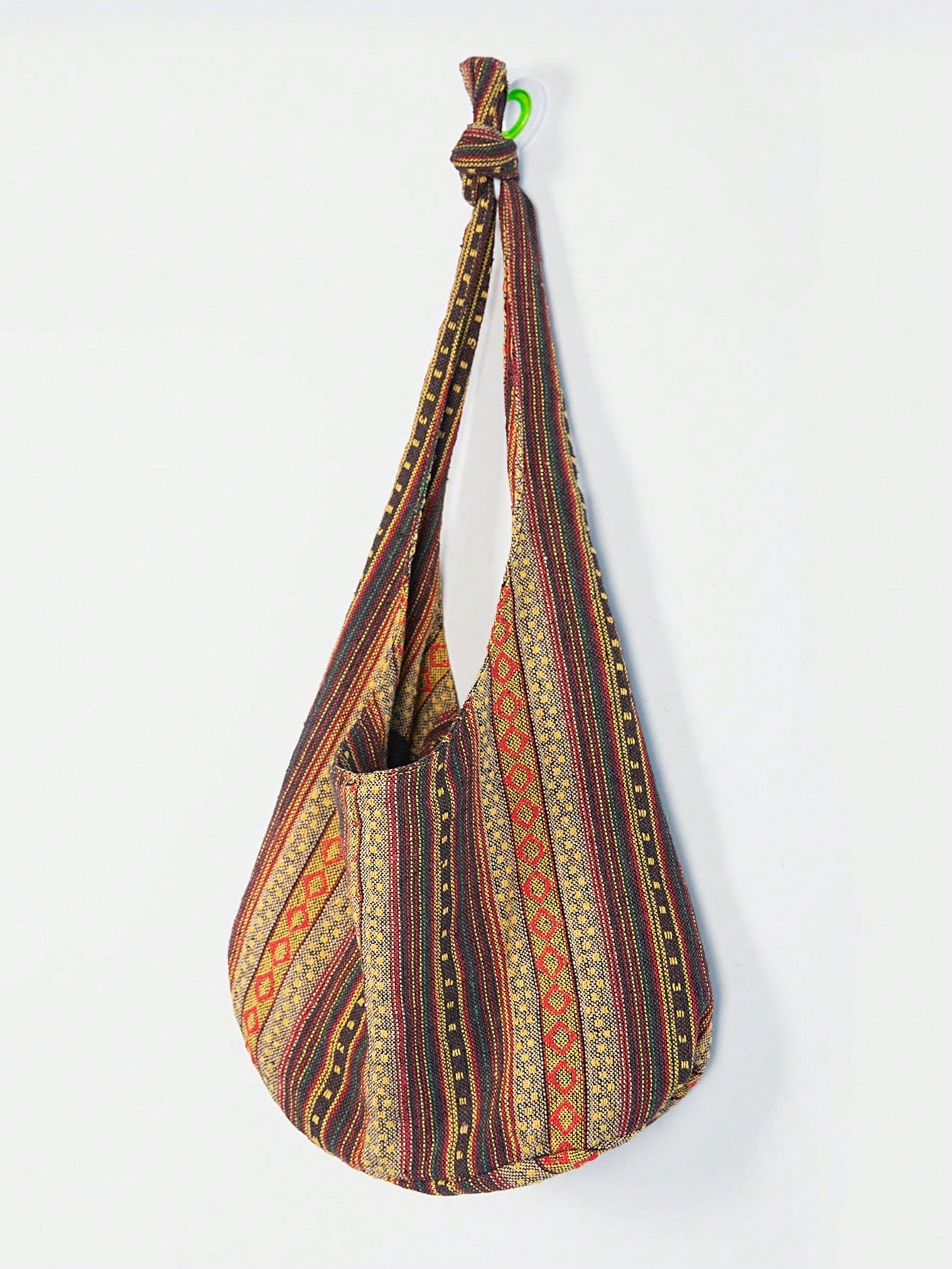 Bohemian Style Portable Bag, Large Travel Bag, Women's Designer Shoulder Bag, Portable Linen Bag, Canvas Crossbody Bag, Bohemian Style Women Clothing