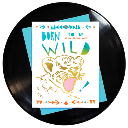 Born To Be Wild Greeting Card 6-Pack Inspired By Music