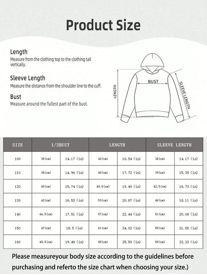 Boys' Hoodies Casual Printed Loose Sweatshirts Children's Clothing