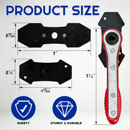 Brake Caliper Compression Tool,Caliper Piston Compressor Tool With Extra 2PCS Large Plates 1.57"-2.95" For 1,2,4,6 Piston Disc Brake Pad Spreader,Automotive Tools With 2 Caliper Hangers,Red