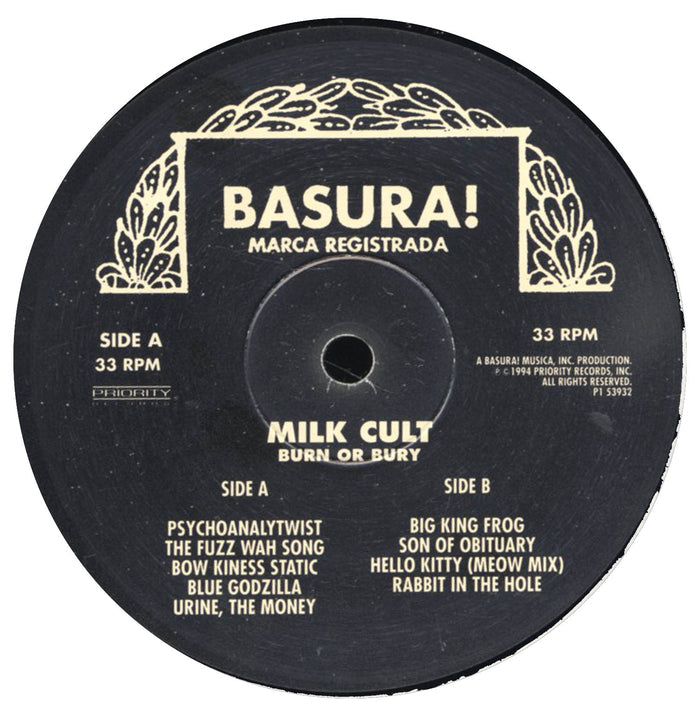 Burn Or Bury (1st, US Press)
