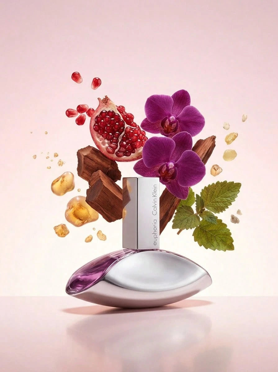 Calvin Klein Euphoria Eau De Parfum Spray For Women EDP Mini 0.5oz/15ml- Suitable For Daily Use,Birthday,Party,Office,Gift Ideal For Y3K Fancy Fashion
