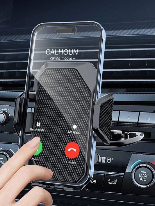 Car CD Slot Phone Holder- Auto-Lock Holder, 360° Rotation, No Drilling Required, Anti-Slip Design, Fits 4.0-6.7 Inch Smartphones, Compatible With All Smartphones, Car Dashboard Accessory