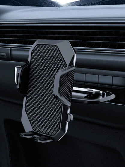 Car CD Slot Phone Holder- Auto-Lock Holder, 360° Rotation, No Drilling Required, Anti-Slip Design, Fits 4.0-6.7 Inch Smartphones, Compatible With All Smartphones, Car Dashboard Accessory
