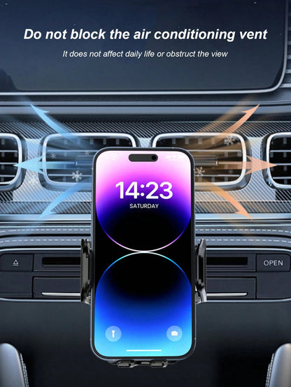 Car CD Slot Phone Holder- Auto-Lock Holder, 360° Rotation, No Drilling Required, Anti-Slip Design, Fits 4.0-6.7 Inch Smartphones, Compatible With All Smartphones, Car Dashboard Accessory