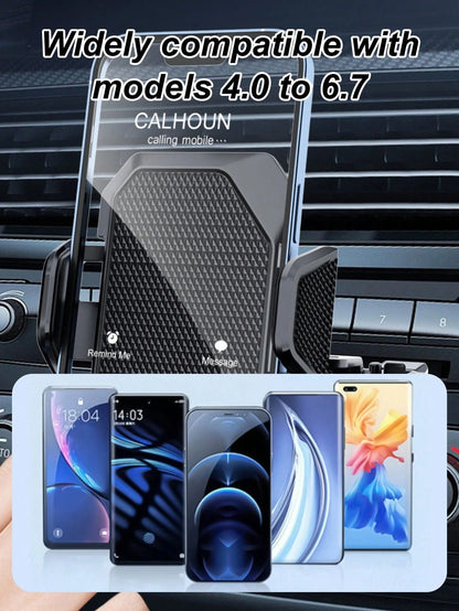 Car CD Slot Phone Holder- Auto-Lock Holder, 360° Rotation, No Drilling Required, Anti-Slip Design, Fits 4.0-6.7 Inch Smartphones, Compatible With All Smartphones, Car Dashboard Accessory