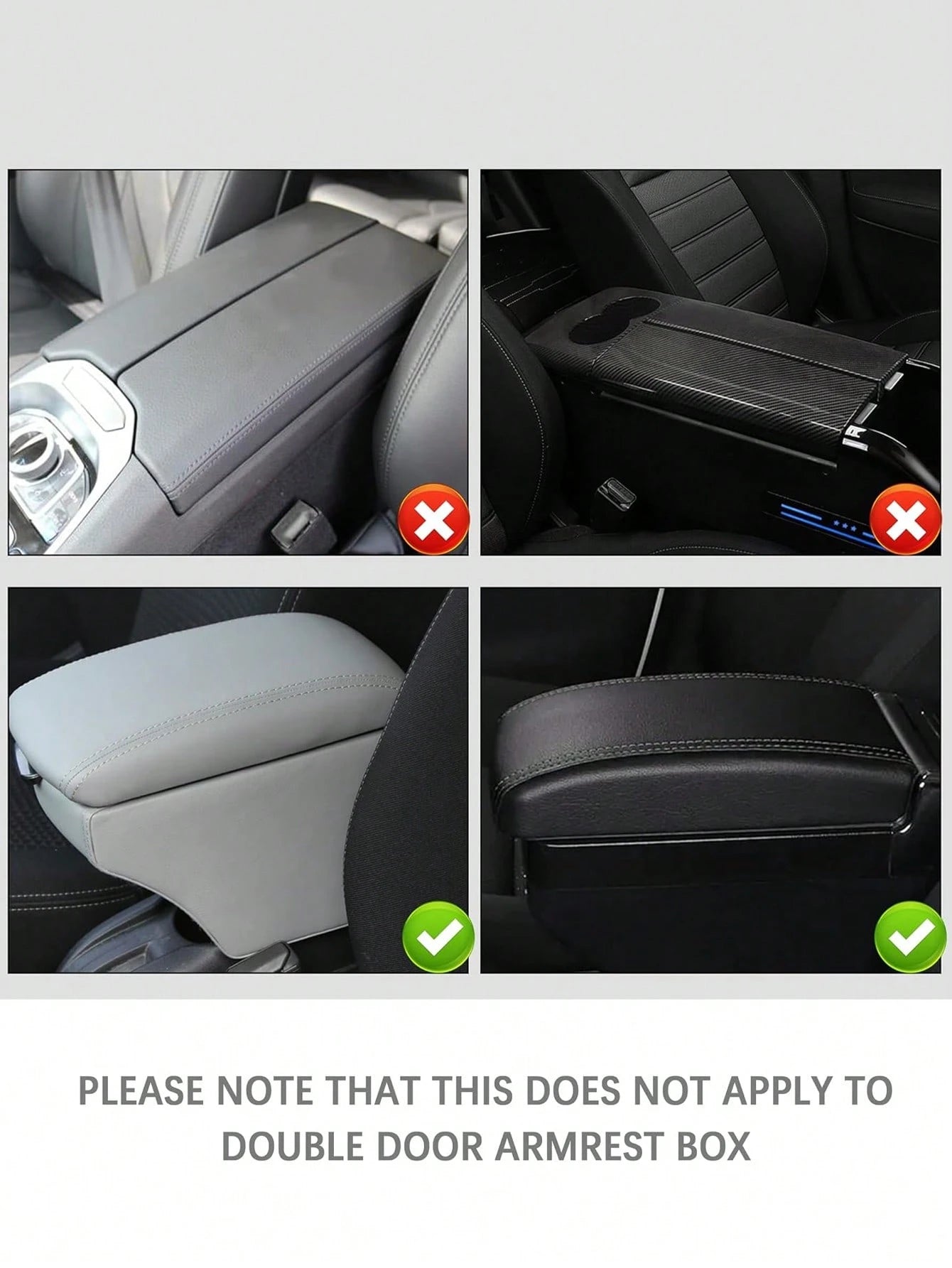 Car Center Console Cover With Side Storage Pockets, Universal Waterproof Armrest Box Cover, Comfortable Car Interior Decor Accessory, Fits Most Cars, Vehicles, SUVs, Car Interior Protection Accessory