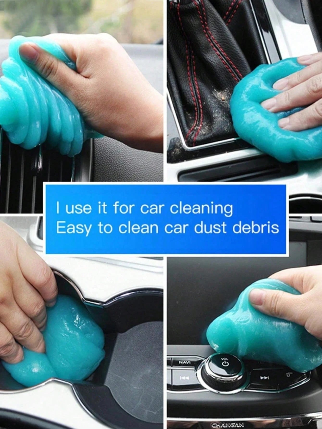 Car Cleaning Gel, Magical Dust Remover, Adhesive Remover And Keyboard Cleaner, Car Cleaning Accessories, Keep Your Car Spotless. Car Interior Dust Cleaning Gel, Magical Dust Remover, Adhesive Remover