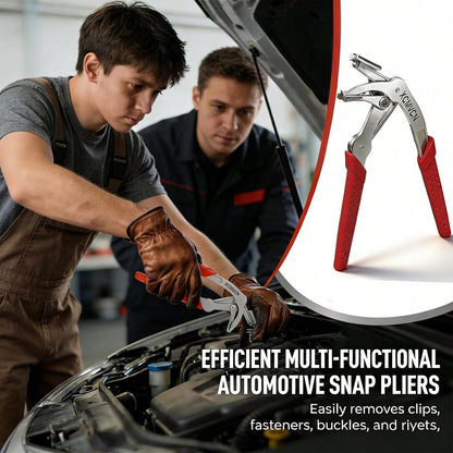Car Clip Pliers, Spring-Loaded Panel Clip Removal Pliers Tool, Professional Automotive Plastic Fastener Remover For Door Panels, Interior &Amp; Exterior Trim, Push Pin &Amp; Rivet Disassembly Without