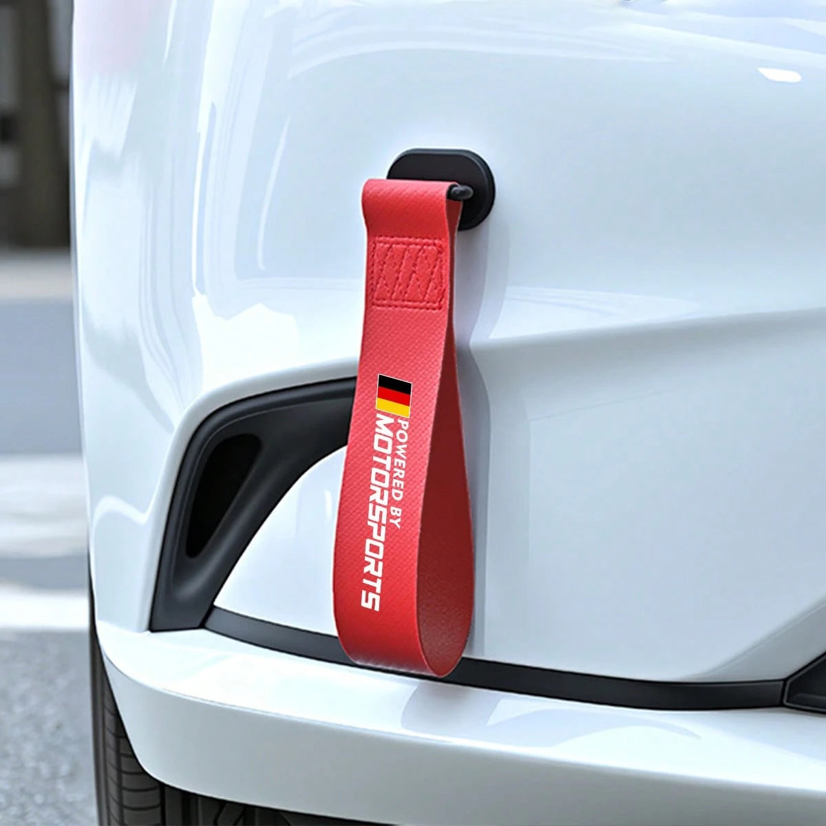 Car Decorative Tow Strap, Fit For Front Or Rear Bumper Decorative Racing Trailer Belt