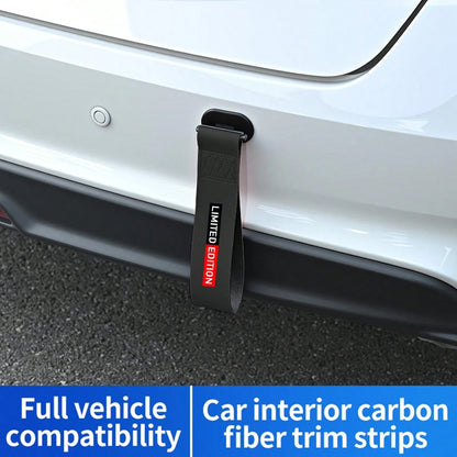 Car Decorative Tow Strap, Fit For Front Or Rear Bumper Decorative Racing Trailer Belt