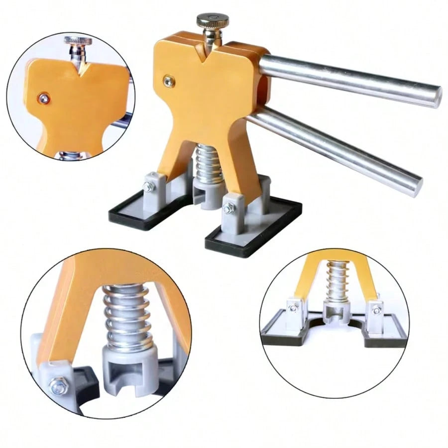 [Car Dent Repair Tool] Paintless Body Dent Repair Kit- Car Dent Puller Tabs Removal Tool With Mats- Minor Dent Removal