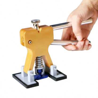 [Car Dent Repair Tool] Paintless Body Dent Repair Kit- Car Dent Puller Tabs Removal Tool With Mats- Minor Dent Removal