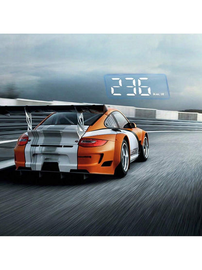 Car Digital Head-Up Display, No Battery Needed, USB Powered, Windshield Head-Up Navigation Display, Real-Time Speed Display (Km/H Or Mph), Easy Installation, Auto Accessories