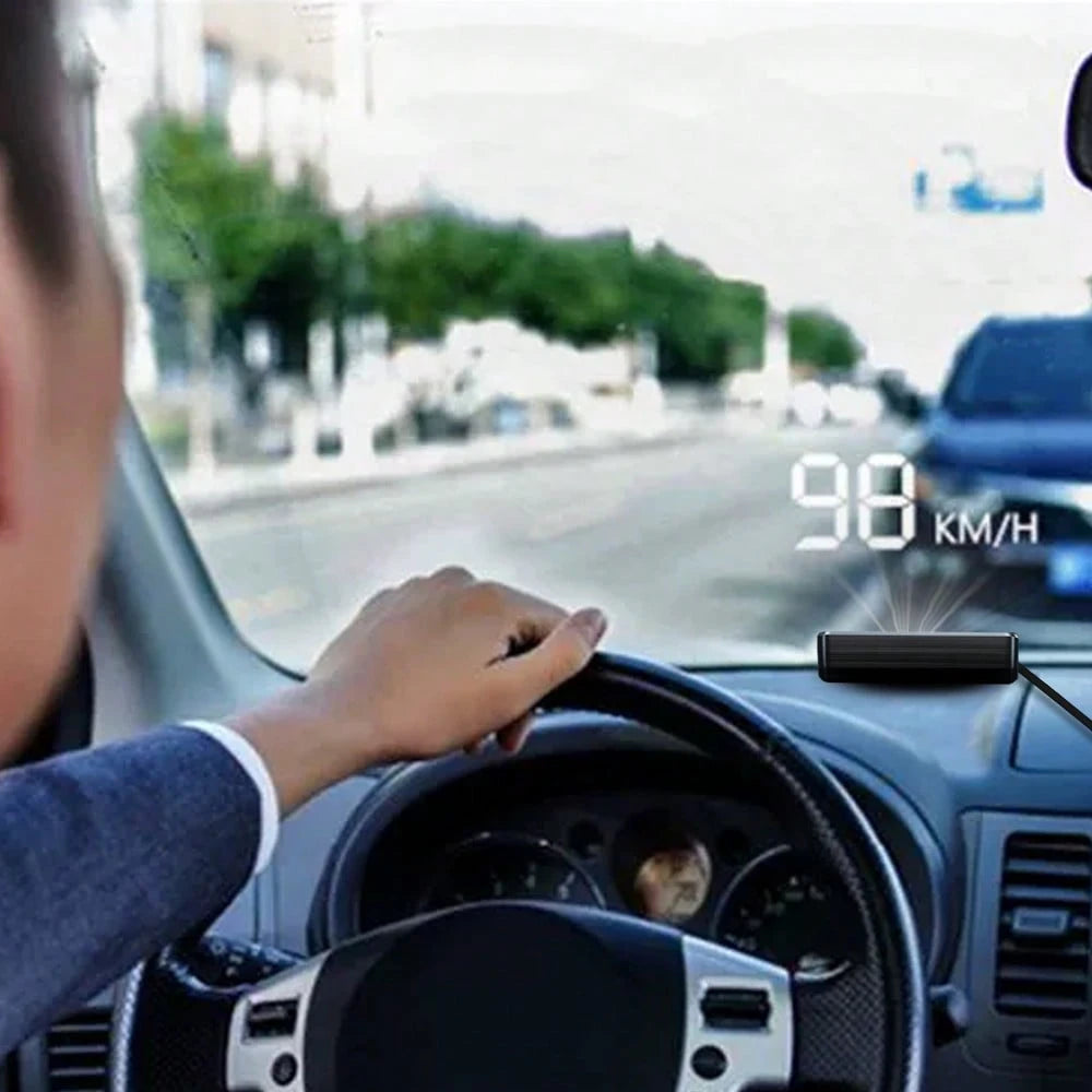 Car Digital Head-Up Display, No Battery Needed, USB Powered, Windshield Head-Up Navigation Display, Real-Time Speed Display (Km/H Or Mph), Easy Installation, Auto Accessories