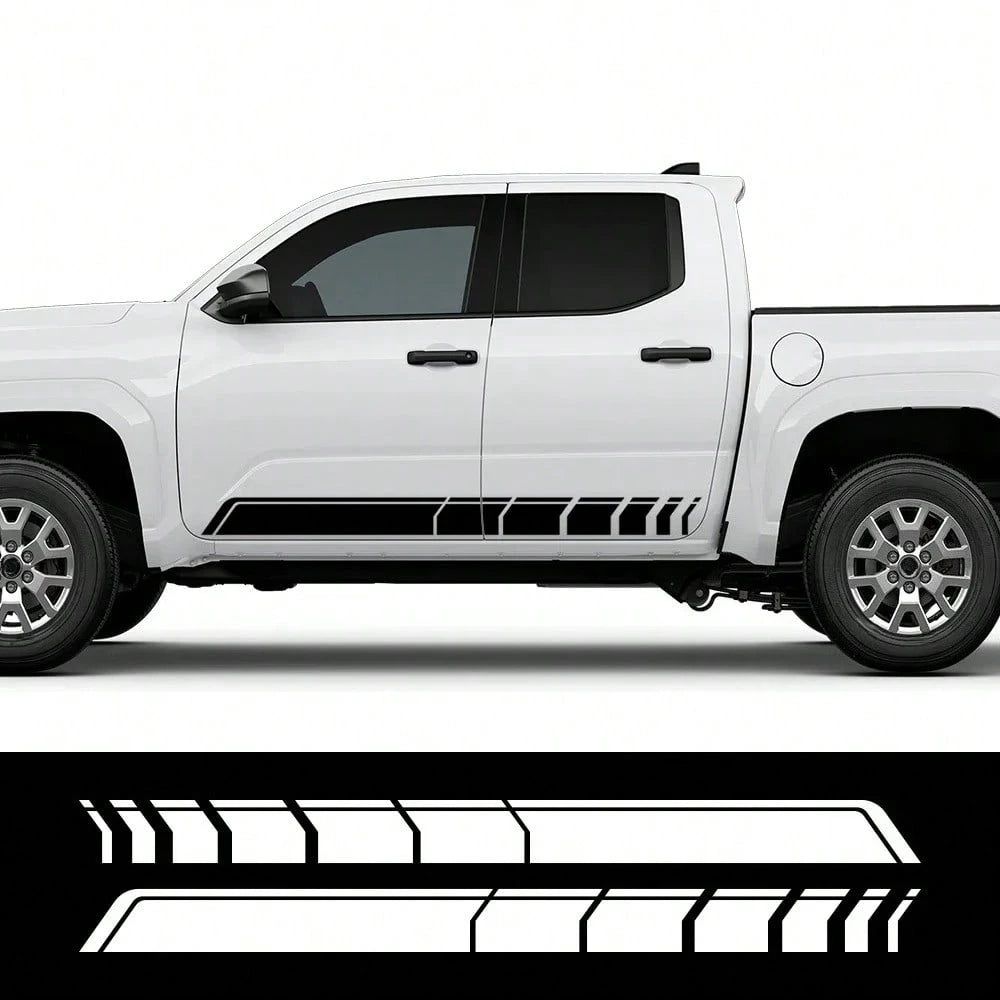 Car Door Side Sticker Graphics TRD Sport Racing Stripes Vinyl Decal Pickup Truck Waterproof Tuning Accessories For Tacoma