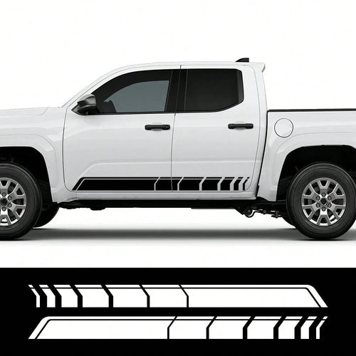 Car Door Side Sticker Graphics TRD Sport Racing Stripes Vinyl Decal Pickup Truck Waterproof Tuning Accessories For Tacoma