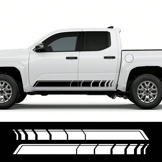 Car Door Side Sticker Graphics TRD Sport Racing Stripes Vinyl Decal Pickup Truck Waterproof Tuning Accessories For Tacoma