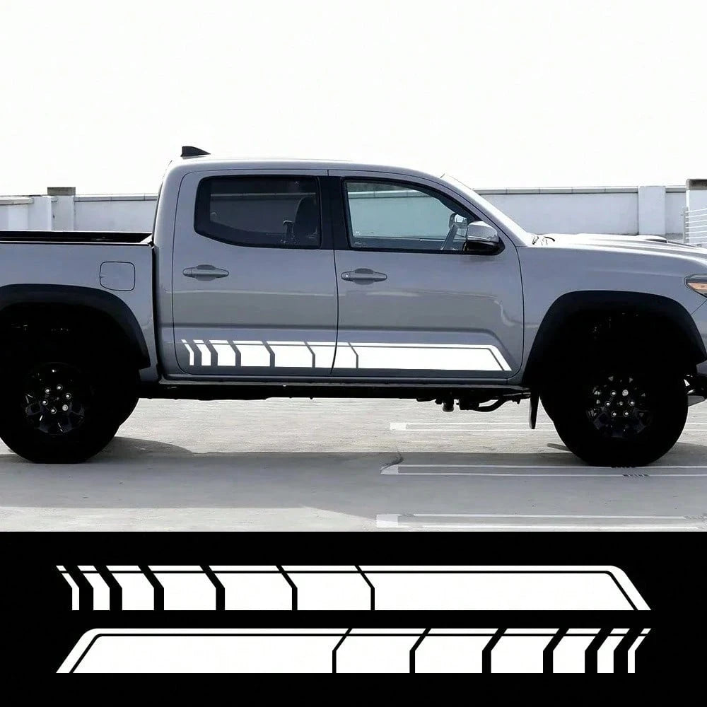 Car Door Side Sticker Graphics TRD Sport Racing Stripes Vinyl Decal Pickup Truck Waterproof Tuning Accessories For Tacoma