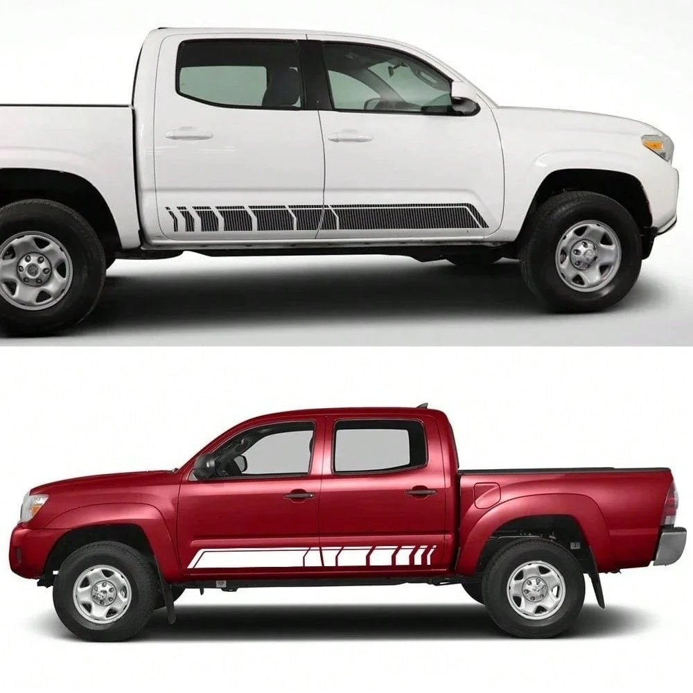 Car Door Side Sticker Graphics TRD Sport Racing Stripes Vinyl Decal Pickup Truck Waterproof Tuning Accessories For Tacoma