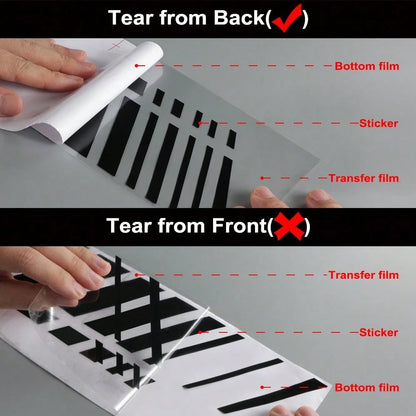 Car Door Side Sticker Graphics TRD Sport Racing Stripes Vinyl Decal Pickup Truck Waterproof Tuning Accessories For Tacoma