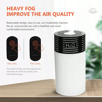 Car Humidifier, Mini USB Portable Atomizing Air Purifier, Creative Mist Diffuser For Home & Office Use