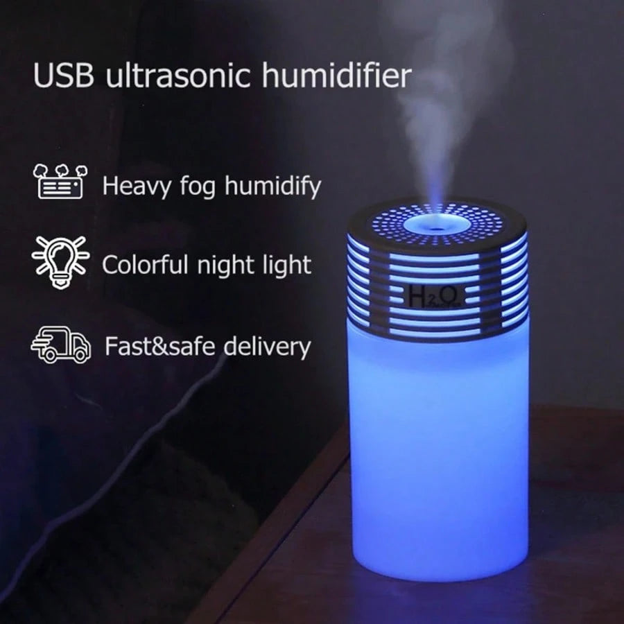 Car Humidifier, Mini USB Portable Atomizing Air Purifier, Creative Mist Diffuser For Home & Office Use
