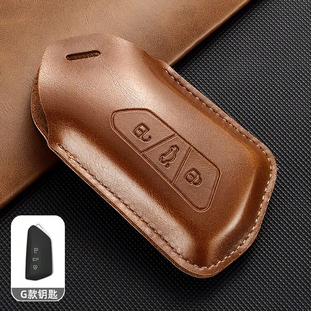 Car Key Case Cover For VW Golf 8 MK8 ID.3 ID.4 Octavia A8 SEAT Leon MK4 2020 2021 Formentor Tarraco