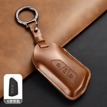 Car Key Case Cover For VW Golf 8 MK8 ID.3 ID.4 Octavia A8 SEAT Leon MK4 2020 2021 Formentor Tarraco
