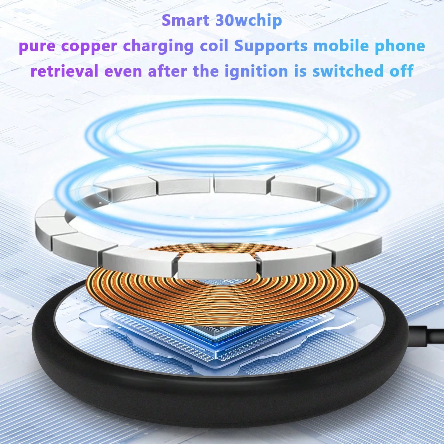 Car Magnetic Wireless Charging Phone Holder, Compatible With IPhone 15/14/13/12 Series With Magnetic Phone Case, Universal For Tesla Models. Strong Magnetic Grip, Stable And Secure, Fast Charging With