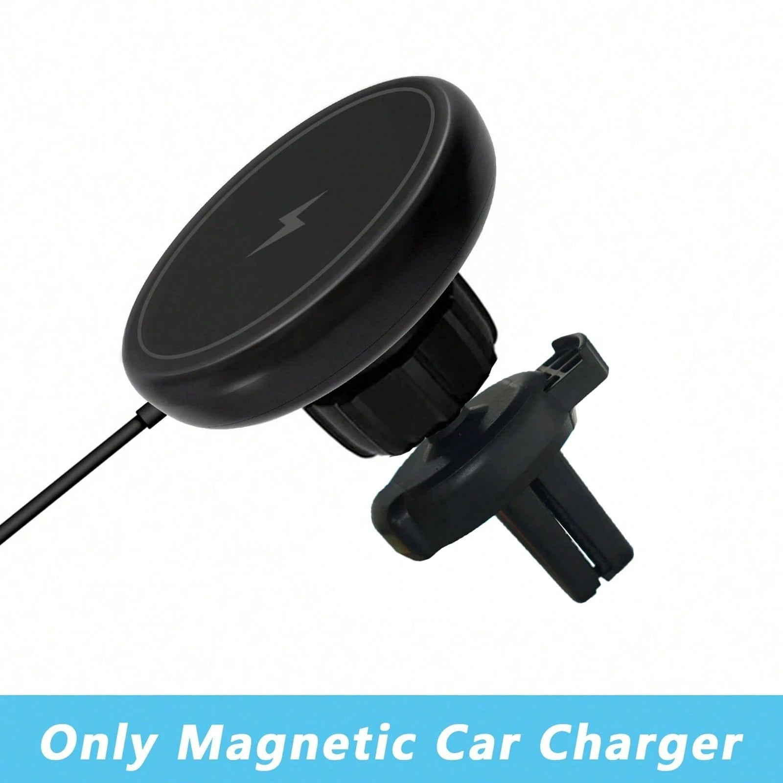 Car Magnetic Wireless Charging Phone Holder, Compatible With IPhone 15/14/13/12 Series With Magnetic Phone Case, Universal For Tesla Models. Strong Magnetic Grip, Stable And Secure, Fast Charging With