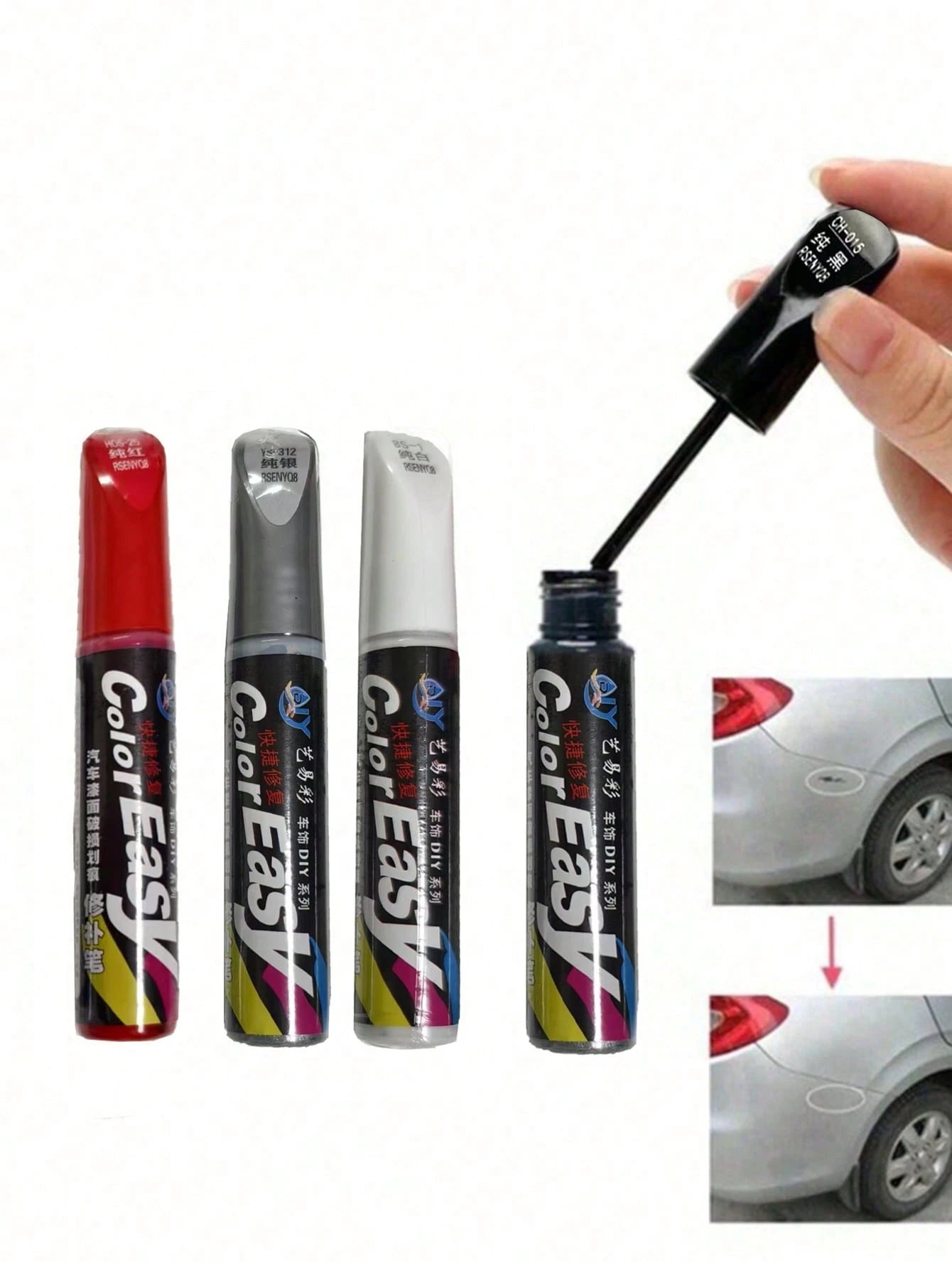 Car Paint Repair Pen, Car Paint Scratch Repair Pen, Car Minor Scratch Repair In One Stroke, Simple To Operate, Fast And Easy, Car Beauty Tools (Random Styles)
