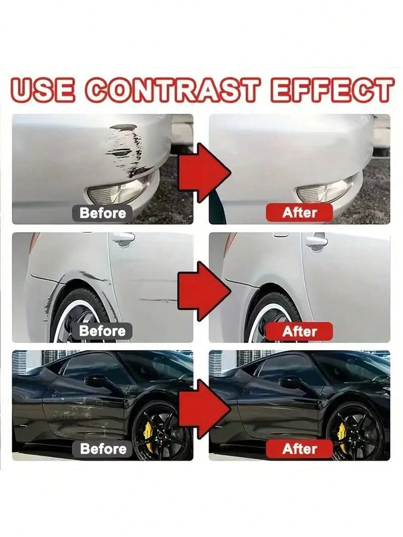Car Scratch Repair Cream, Car Paint Touch-Up Wax, Repair And Cover Scratches And Stains On Motorcycles, Electric Vehicles And Various Car Bodies, Etc. Car Exterior Scratches Covered With Decorative Po