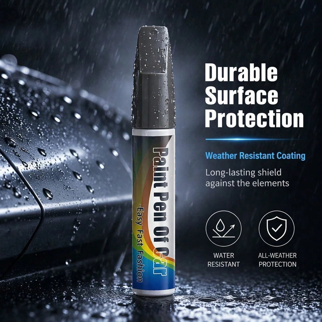 Car Scratch Repair Pen, Automotive Touch Up Paint For Minor Scratches & Chips, Quick Fix Auto Paint Pen For Cars, Trucks, SUVs, Easy DIY Scratch Remover,Black,White,Gray,Silver,Gold