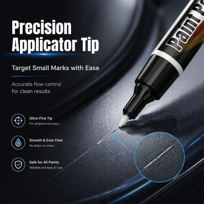 Car Scratch Repair Pen, Automotive Touch Up Paint For Minor Scratches & Chips, Quick Fix Auto Paint Pen For Cars, Trucks, SUVs, Easy DIY Scratch Remover,Black,White,Gray,Silver,Gold