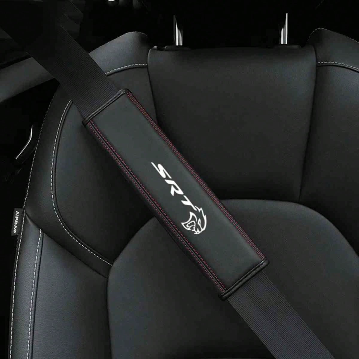 Car Seat Neck Pillow Headrest Cushion Protection Shoulder Pads For Dodge SRT Journey Charger Caliber Nitro Durango Avenger Ram