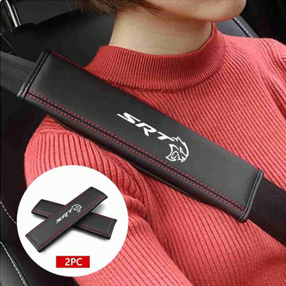 Car Seat Neck Pillow Headrest Cushion Protection Shoulder Pads For Dodge SRT Journey Charger Caliber Nitro Durango Avenger Ram