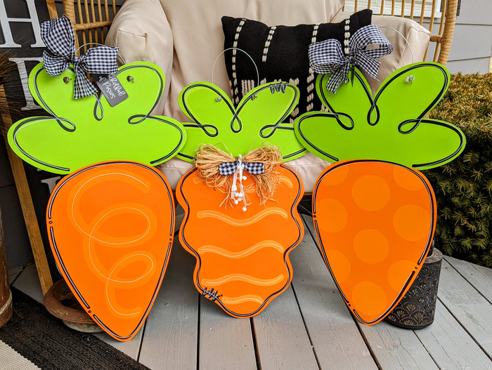 Carrot Door Hanger