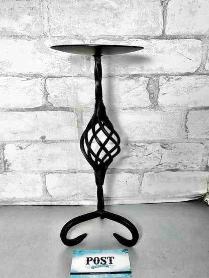 Cast Iron Candle Stand 12"