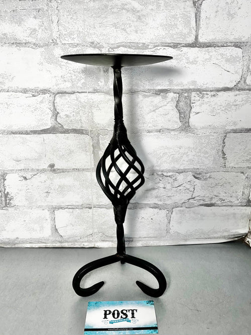 Cast Iron Candle Stand 12"